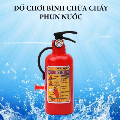 Đồ Chơi hot trend Bình Cứu Hỏa Mini Xịt Nước, Bình Phun Nước Thú Vị Cho Bé