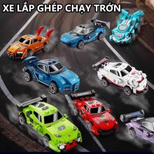 [Chạy Cót] Mô hình lắp ráp siêu xe ô tô cho bé Đồ chơi ghép hình kích thích tư duy sáng tạo của trẻ