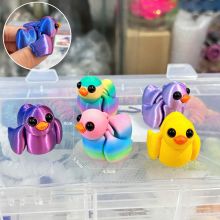 Đồ Chơi Mô Hình Động Vật - Động Vật In 3D Có Khớp Vịt Đẹp Làm Móc Khóa