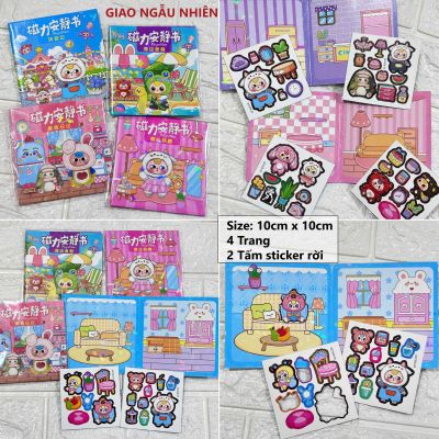 Sticker 3D Baby Three Nam Châm Hình Dán Không Gian Phong Cảnh Thỏa Sức Sáng Tạo