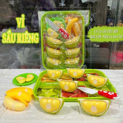 Trái Sầu Riêng - Đồ Chơi Cắt Trái Cây , Tách Lột Cho Bé
