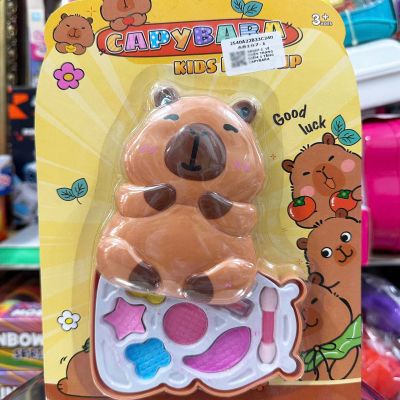 Bộ đồ chơi trang điểm thật hình Capybara - Hộp Trang Điểm thật Cho Bé