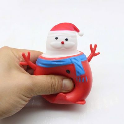 Đồ Chơi Bóp Mềm Squishy Hình Ông Già Noel Người Tuyết Dễ Thương