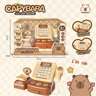 Đồ Chơi Máy Tính Tiền Siêu Thị Capybara Kết Hợp Máy Tính Số Học Cho Bé Học Toán Đồ Chơi Bán Hàng