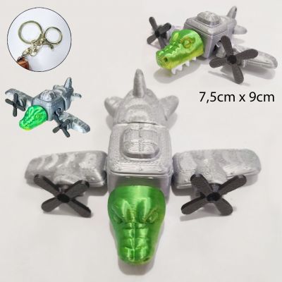 Móc khóa in 3d Đồ Chơi Bombardilo Crocodilo Mô Hình quái vật brainrot Tung Tung Sahur
