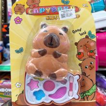 Bộ đồ chơi trang điểm thật hình Capybara - Hộp Trang Điểm thật Cho Bé