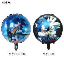 Bong Bóng Tròn Hình Nhím Sonic Hoạt Hình