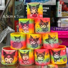 Đồ Chơi Lò Xo Vòng Tròn Kuromi Size Lớn Cầu Vồng Ma Thuật Xoắn Ốc Slinky Trò Chơi Xả Stress Giải Trí Trẻ Em