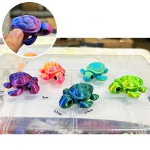 Đồ Chơi Mô Hình Động Vật - Động Vật In 3D Có Khớp Rùa Đẹp Làm Móc Khóa