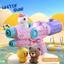 Đồ chơi súng nước Pony hồng tím cho bé trai và bé gái đi biển