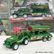 Đồ chơi xe container xe quân sự chở pháo Mô Hình xe đồ chơi cho bé