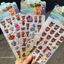 Hình Dán Sticker 3D In Nổi Cho Bé Trai Bé Gái Mẫu Mới Natra Hottrend