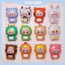 [SIZE ĐẠI] Bóng Bay Baby Three trang trí sinh nhật sự kiện Bóng bay hình Thỏ Bé Ba 12 con giáp Labubu Capybara
