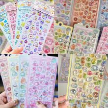 Sticker Nhựa PVC In Nổi 3D BONBON DROP DIY, trang trí sáng tạo, họa tiết ngộ nghĩnh, đáng yêu