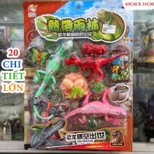 Vỉ Đồ Chơi Mô Hình Khủng Long Động Vật Bò Sát Trứng Khủng Long Size ĐẠI Đồ Chơi Cho Bé 815-3