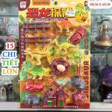 Vỉ Đồ Chơi Mô Hình Khủng Long Kèm Mô Hình Nhà Trứng Khủng Long Size ĐẠI Đồ Chơi Cho Bé 777-29