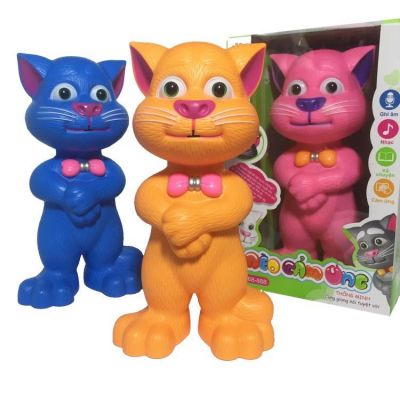 Đồ Chơi Mèo Tom Cảm Ứng Vui Nhộn Nhại Giọng Hát Và Kể Chuyện 20cm