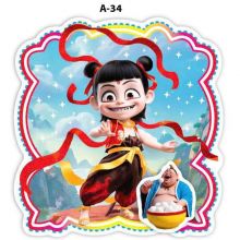 Lồng Đèn Trung Thu 4D Dùng Pin Có Đèn Có Nhạc Thiếu Nhi Natra 2 Mặt