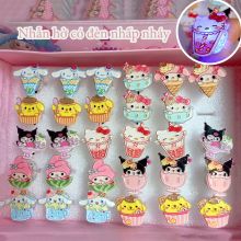 Nhẫn kuromi kitty sanrio có đèn led cho bé gái đáng yêu