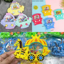 Đồ Chơi Cho Bé Bắn Vòng Nước Size Lớn Hình Giỏ Hoa, Kệ Bếp, Xe Ngựa, Kích Thích Tư Duy