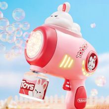 Đồ chơi súng bắn bong bóng xà phòng hình thỏ kitty đáng yêu cho bé trai bé gái