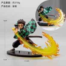Mô hình Kimetsu No Yaiba figure Demon Slayer Tanjirou Mặt Trời Lửa Thanh Gươm Diệt Quỷ size lớn