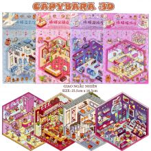 Màu sắc Ngẫu nhiên Capy 3d