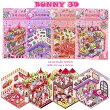 Màu sắc Ngẫu nhiên Bunny 3d