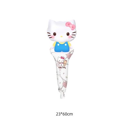 Bong bóng cầm tay hình Kitty trang trí sinh nhật chụp ảnh bé trai bé gái