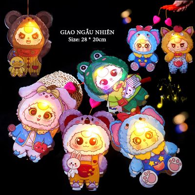 Lồng Đèn Trung Thu Cho Bé Baby Three Phát Sáng Và Nhạc Vui Nhộn