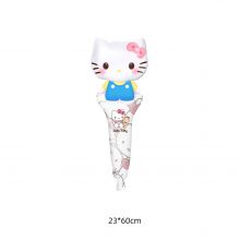 Bong bóng cầm tay hình Kitty trang trí sinh nhật chụp ảnh bé trai bé gái