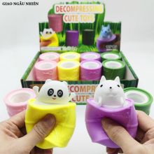 Đồ Chơi Bóp Mềm Squishy Hình Ống Tre Nhiều Mẫu Cho Bé