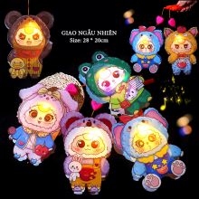 Lồng Đèn Trung Thu Cho Bé Baby Three Phát Sáng Và Nhạc Vui Nhộn