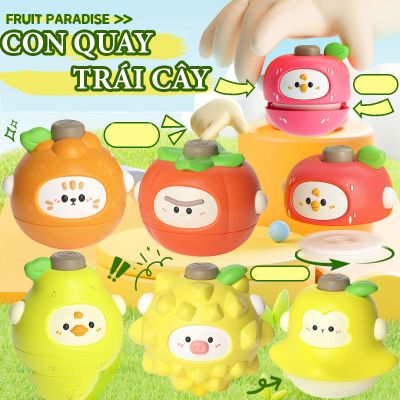 Đồ Chơi Con Quay Robot Trái Cây Đáng Yêu Nhiều Mẫu Kèm Dây Đeo Móc Khóa Balo Đáng Yêu