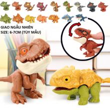 Đồ Chơi Khủng Long Mini Cắn Ngón Tay Hàm Có Lò Xo Vui Nhộn Nhiều Mẫu Mô Hình Nhựa Quà Tặng Dễ Thương