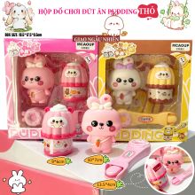 Hồ Đồ Chơi Đút Thức Ăn Cho Thỏ Đồ Ăn Pudding Mô Phỏng Đồ Ăn Cho Bé