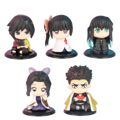 Mô hình Kimetsu No Yaiba figure Demon Slayer Mitsuri Muichiro Rengoku Obanai Uzui Sanemi Thanh Gươm Diệt Quỷ size mini m