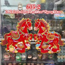 Combo 2 Hình Giấy Ngựa Trang Trí Tết Năm Mới Decal Tết Năm Bính Ngọ 2026 605-2