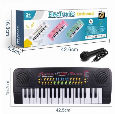 [HCM]Đàn đồ chơi phát nhạc cho bé -Đồ Chơi Đàn Piano 37 phím Q-333 