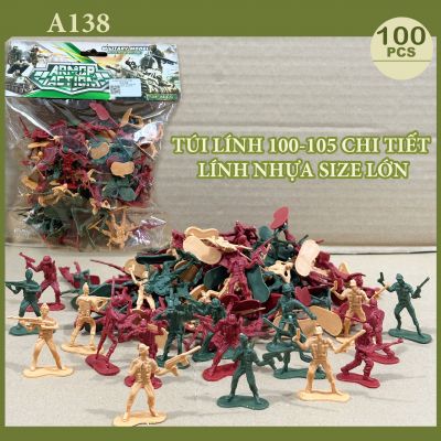  [HCM]Mô Hình Lính Nhựa - Túi Lính Đồ Chơi - Đồ Chơi Quân Đội - Diệp Linh A138