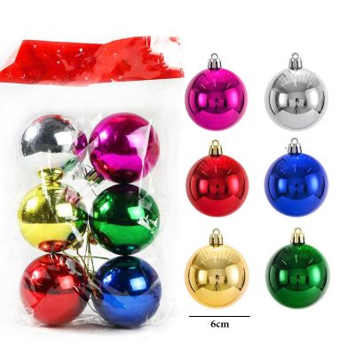 Túi 6 phụ kiện Noel châu lớn nhiều màu 6075 trang trí, nơ, trái châu loại đẹp Cao Cấp trang trí Noel giáng sinh, phụ kiệ