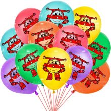 10 bóng in đội bay nhiều màu size 10in trang trí tiệc sinh nhật