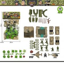 Đồ chơi túi lính lớn mô hình máy bay xe tăng lính quân sự chi tiết lớn 11040