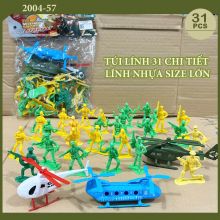 [HCM]Mô Hình Lính Nhựa - Túi Lính Đồ Chơi - Đồ Chơi Quân Đội - Diệp Linh 2004-57