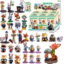 Hộp Mù Zootopia Nick Judy Flash Finnick Nhân Vật Mô Hình Anime Bộ Sưu Tập Búp Bê Đồ Chơi Trẻ Em