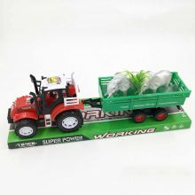 Xe mô hình container đầu kéo và thùng chở thú rừng