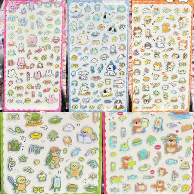Sticker Nhựa PVC In Nổi 3D BONBON DROP DIY kim tuyến, trang trí sáng tạo, họa tiết ngộ nghĩnh, đáng yêu