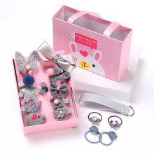 Set Hộp Buộc Tóc Kèm Túi Xách làm Quà Tặng Bé Gái