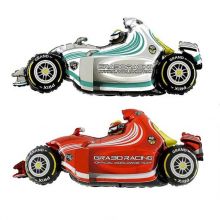 Size đại Bóng kiếng trang trí sinh nhật thôi nôi chủ đề hoạt hình xe hơi, xe đua ô tô