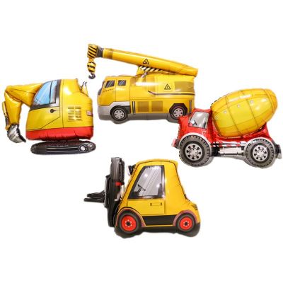 BONG BÓNG HÌNH XE CẨU XE MÚC XE NÂNG XE TRỘN BÊ TÔNG CÔNG TRÌNH SIZE ĐẠI